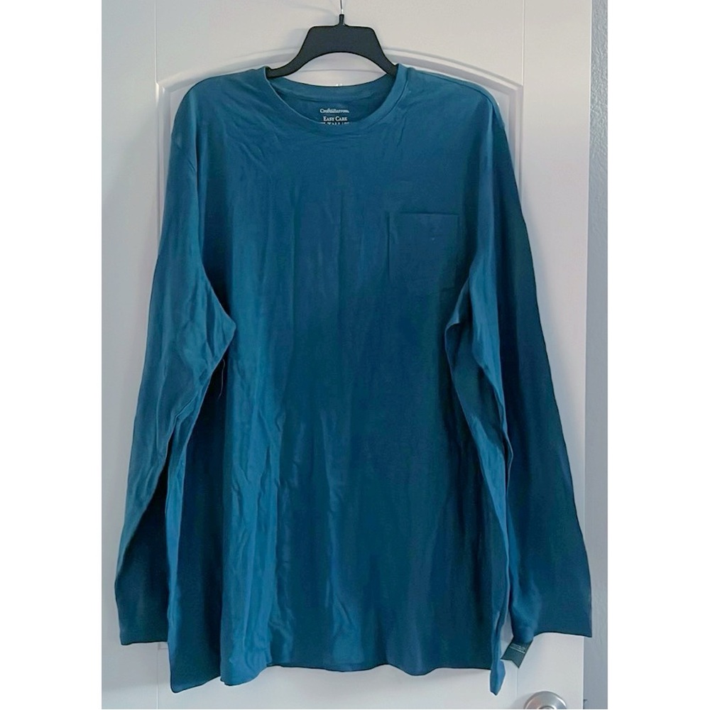 Croft & Barrow Easy Care Long Sleeve Top Size 3XL Tall New w/Tag